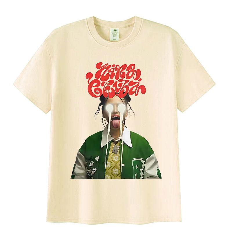 Nina Chuba Arena Album 2025 Merch T Shirt Men Women Fashion Vintage Short Sleeve T-shirts Hip Hop Oversized Cozy Cotton T-shirt