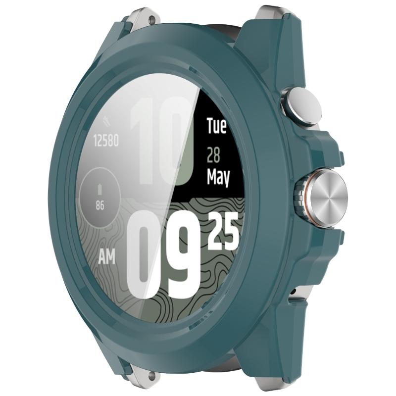 PC Full Coverage Smartwatch Integrated Tempered Glass Screen Protector Defense Hard Sleeve Case Guard Suitable for Watch