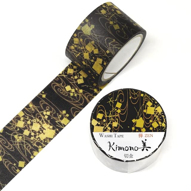Kamiiso Kimono Beauty Masking Cut 25mm x Tape, Gold, 5m, GR-3050