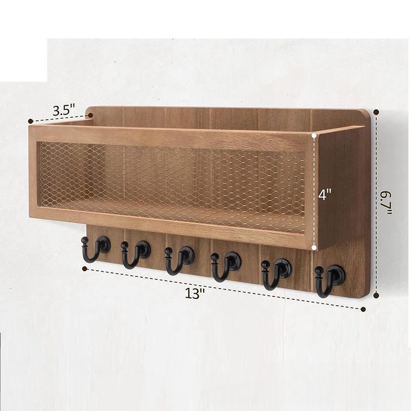 Держатель для ключей почтовый органайзер настенное крепление держатель для ключей и почты стойка для ключей для кухни гостиной прихожей офиса 9660₽