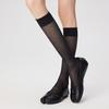 Fashion Solid Color Knee High Stockings Mesh JK Ruffle Two Toe Socks Hosiery Ultra-thin Calf Long Socks Summer