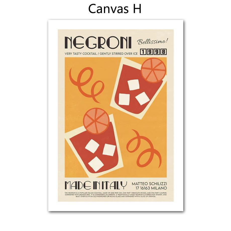 Prosecco Gin Cocktail Abstract Geometry Nordic Posters And Prints Wall Art Canvas Painting Wall Pictures For Living Room Decor