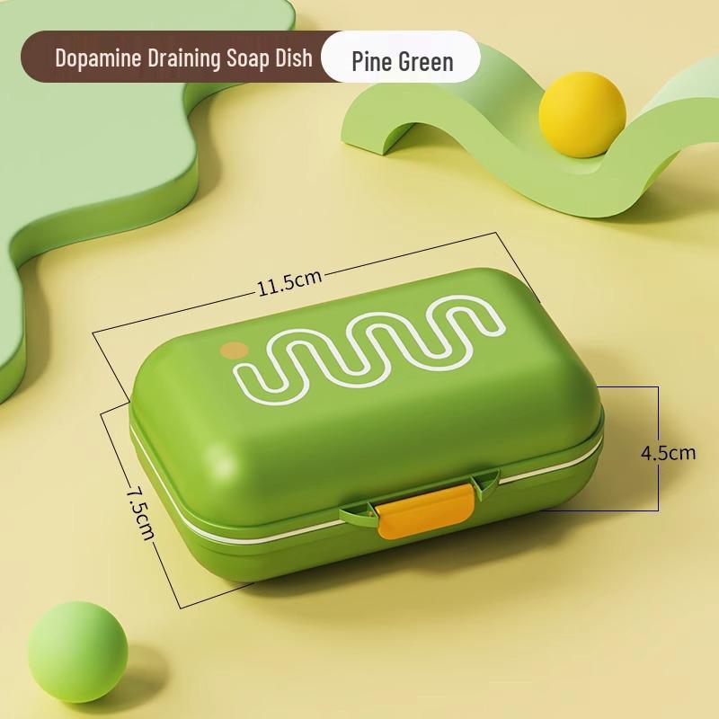 

2025 Portable Cute Minimalist Soap Dish for Travel, Dorm, and Bathroom