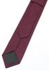 [This color] Business Necktie (7cm width) 100% Silk, Plain, for Interviews, Job Hunting, and Employment (Wine Red)