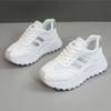 Fashion Women's Sneakers Mesh Breathable Casual Shoe Fashion Tennis Shoes Height Increasing Platform Shoes for Women 2025New Sport Shoes