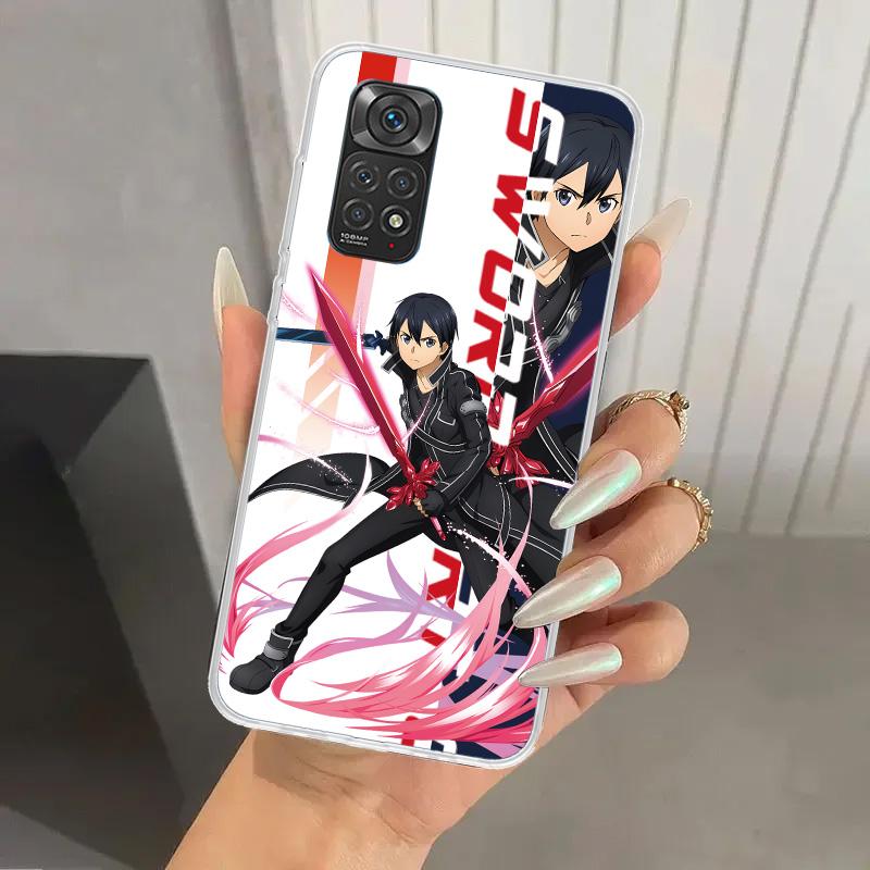 Anime Sword Art Online SAO Phone Case for Xiaomi Redmi Note 15 14 14S 13 12S 12 Pro 11S 11 Plus 11T 11E 10S Soft Funda Print She