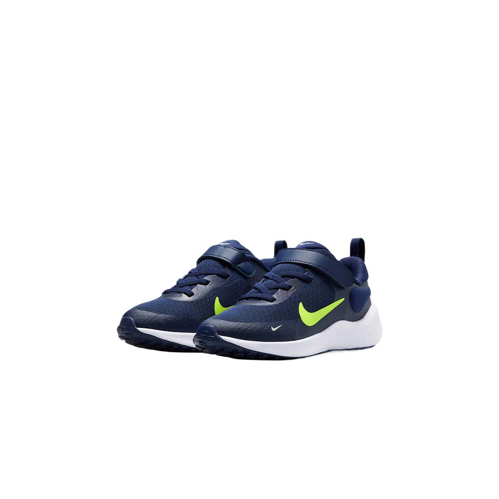 Nike Revolution 7 Simple Comfortable Fashion Versatile Low-Top Kids Running Shoes Kids Running Shoes Blue White FB7690-403