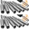 80mm Length Deepen Power Nut Driver Drill Bit Set Hexagonal Drills Impact Socket Adapter for Power Tools 6/7/8/9/10/12/14mm
