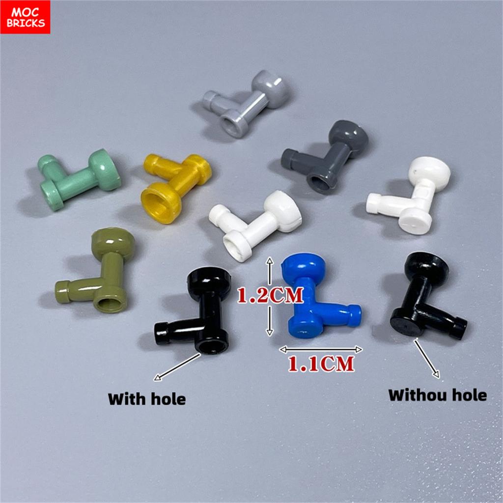 MOC Bricks 4599 Tap 1x1 Faucet With Hole Connecting Accessories Educational Building Blocks Assembled Toys Kids Gift