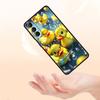 Cartoon Duck Phone Case Cover for Samsung Galaxy S26 S25 S24 S23 S22 S20 S21 FE Ultra S25 Edge Plus 5G Soft TPU Shell Fundas Bag