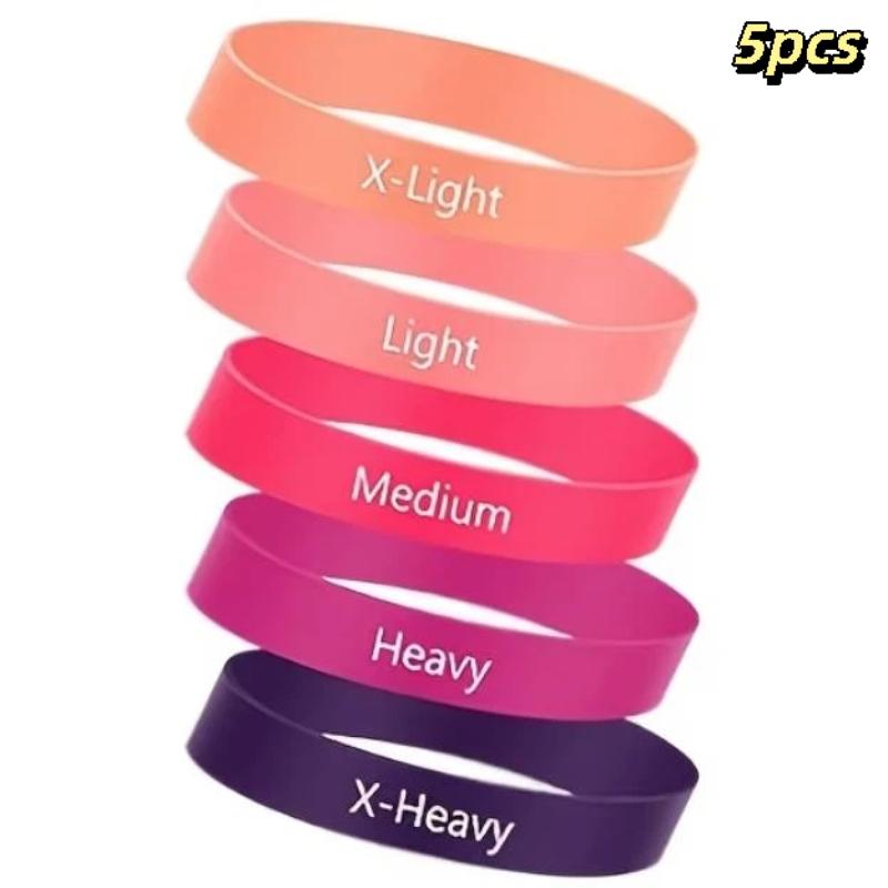 Silicone Finger Toe Resistance Bands 6 Resistance Levels Soft Skin-Friendly Yoga Pull Bands for Finger Strength Training A3