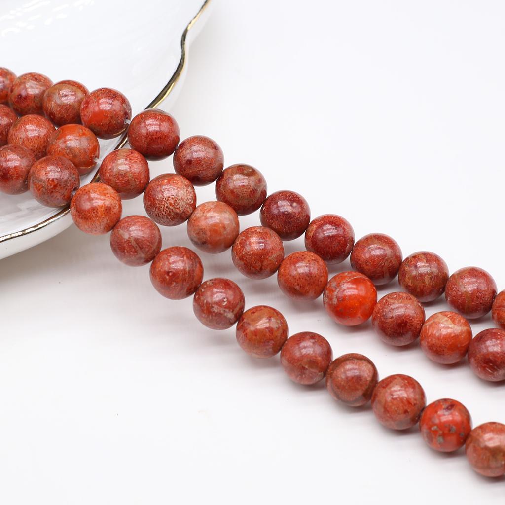 Korálky Imitace Korálu Kulaté Izolační Korálky 10-14mm Pro Výrobu Šperků DIY Náhrdelník Náramek Náušnice Příslušenství