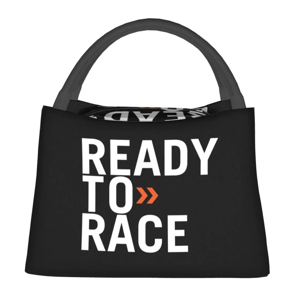 Ready To Race Thermal Insulated Lunch Bag Enduro Cross Motocross Bitumen Bike Life Resuable Lunch Container Storage Food Box
