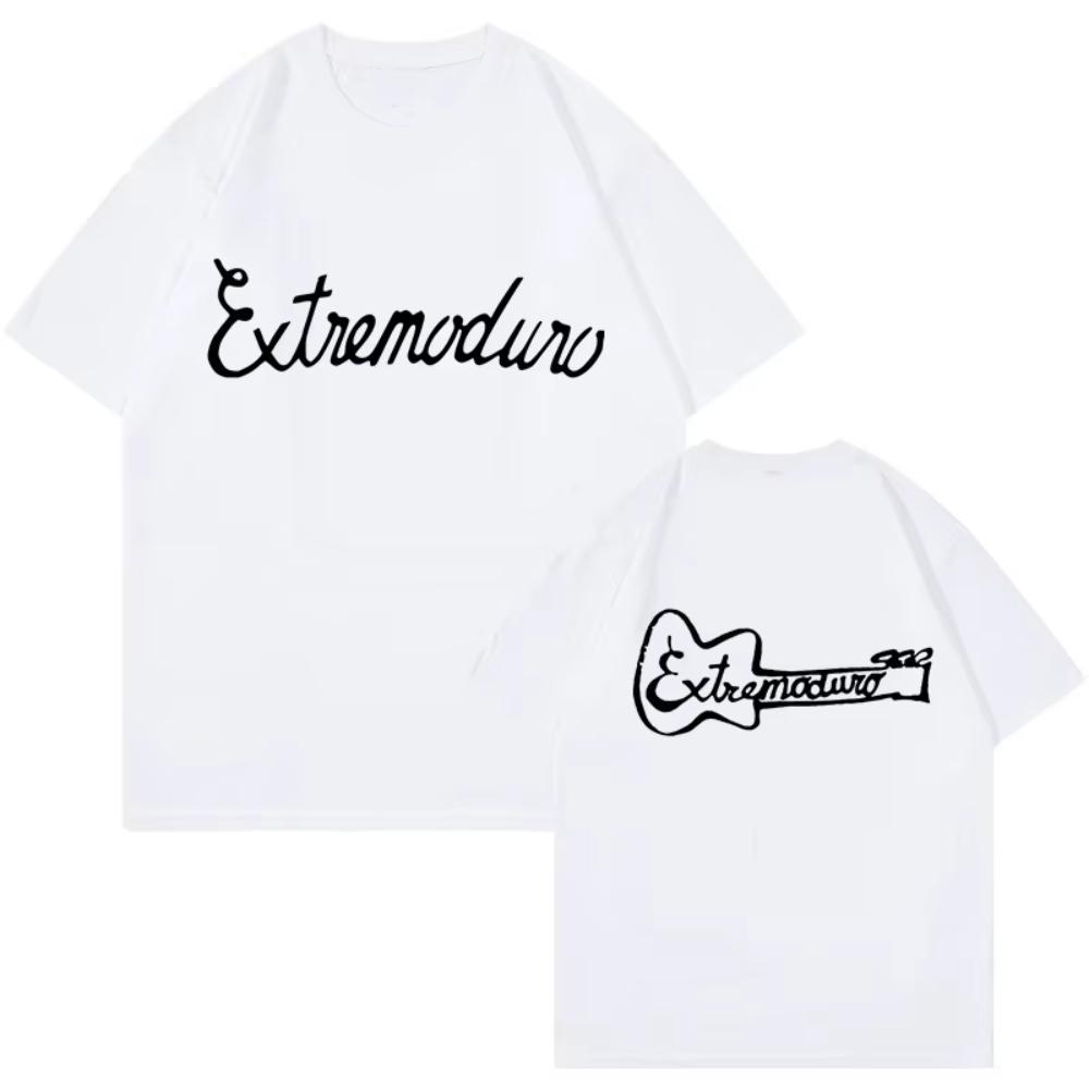 Unisex Fashion Rock Band Extremoduro Print Short Sleeve T Shirt Men Women Graphic Vintage TShirts Y2k Hip Hop Tees Tops Clothes