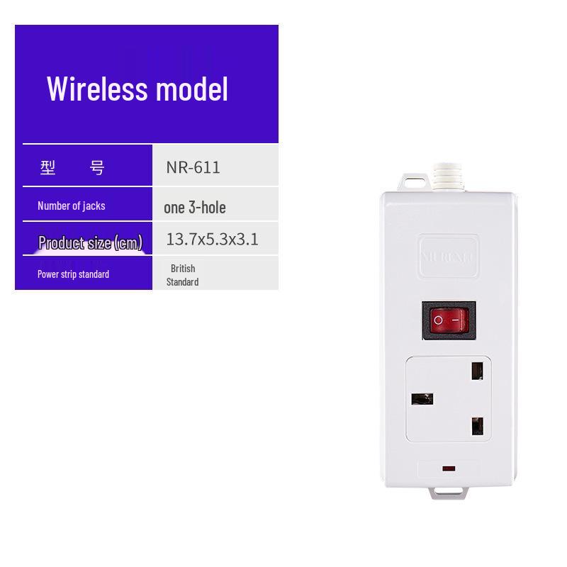 

UK Standard 13A Power Strip with CE & UKCA Overload Protection.