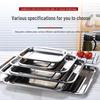 Shengjia Stainless Steel Rectangular Serving Trays (30-Pack)