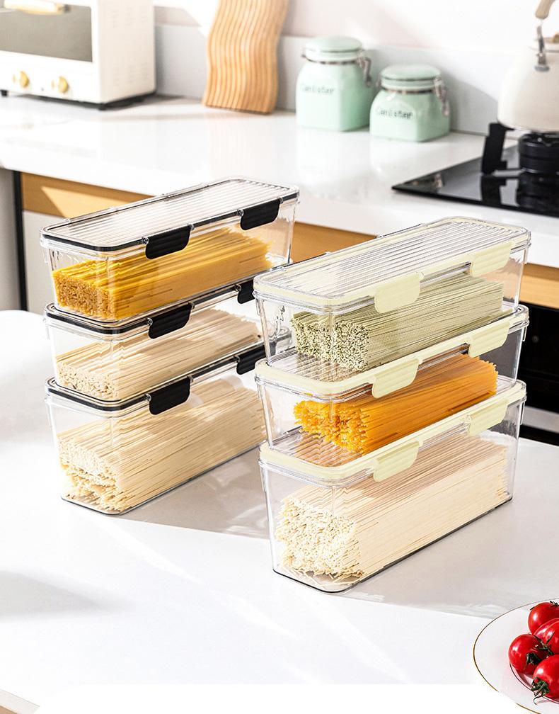 Multi Functional Refrigerator Fresh-keeping Box Moisture and Insect Proof Large Capacity Pasta Storage Box Household Sealed Box
