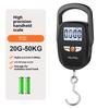 Wide Handle Portable Hanging Scale 11kg Digital Fishing Scale High Precision Multi-Function Weighing Scale for Home/Luggage