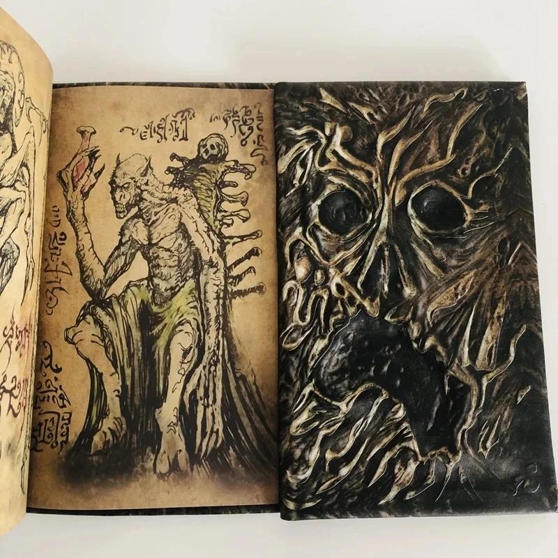 Necronomicon Dark Magic Book, Demon Evil Dead Summon Notebook Decoration, Horror Movie Prop, Collection Gift, Halloween Decor