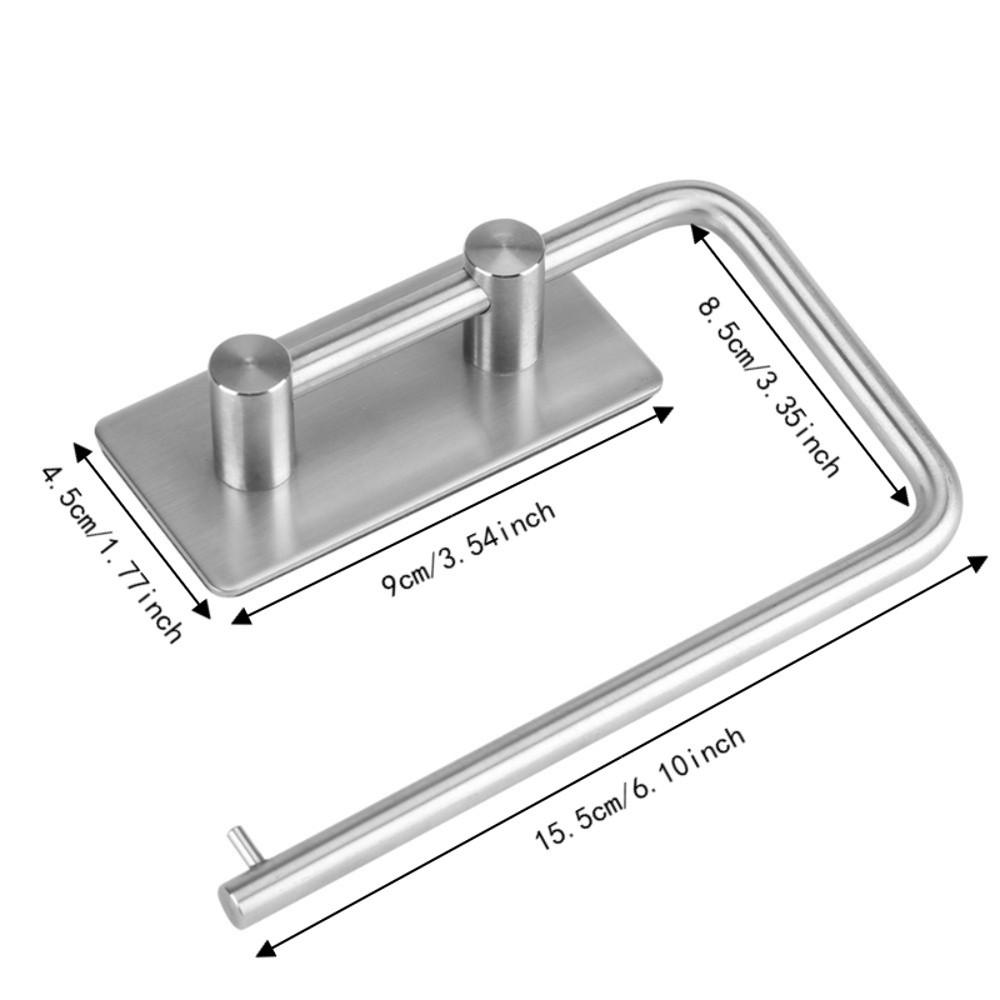Wall Mount Toilet Paper Holder 304 Stainless Steel Tissue Towel Rack Roll Paper Holder  For Toilet