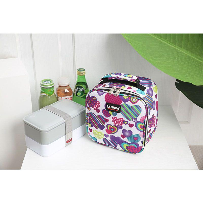 Timeless Design Insulated Lunch Box Tote Bag Ideal For Kids Travel And Picnics