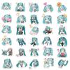 50 Cartoon Hatsune Miku Graffiti Aufkleber Gepäck Laptop Motorrad Auto Dekorative Aufkleber