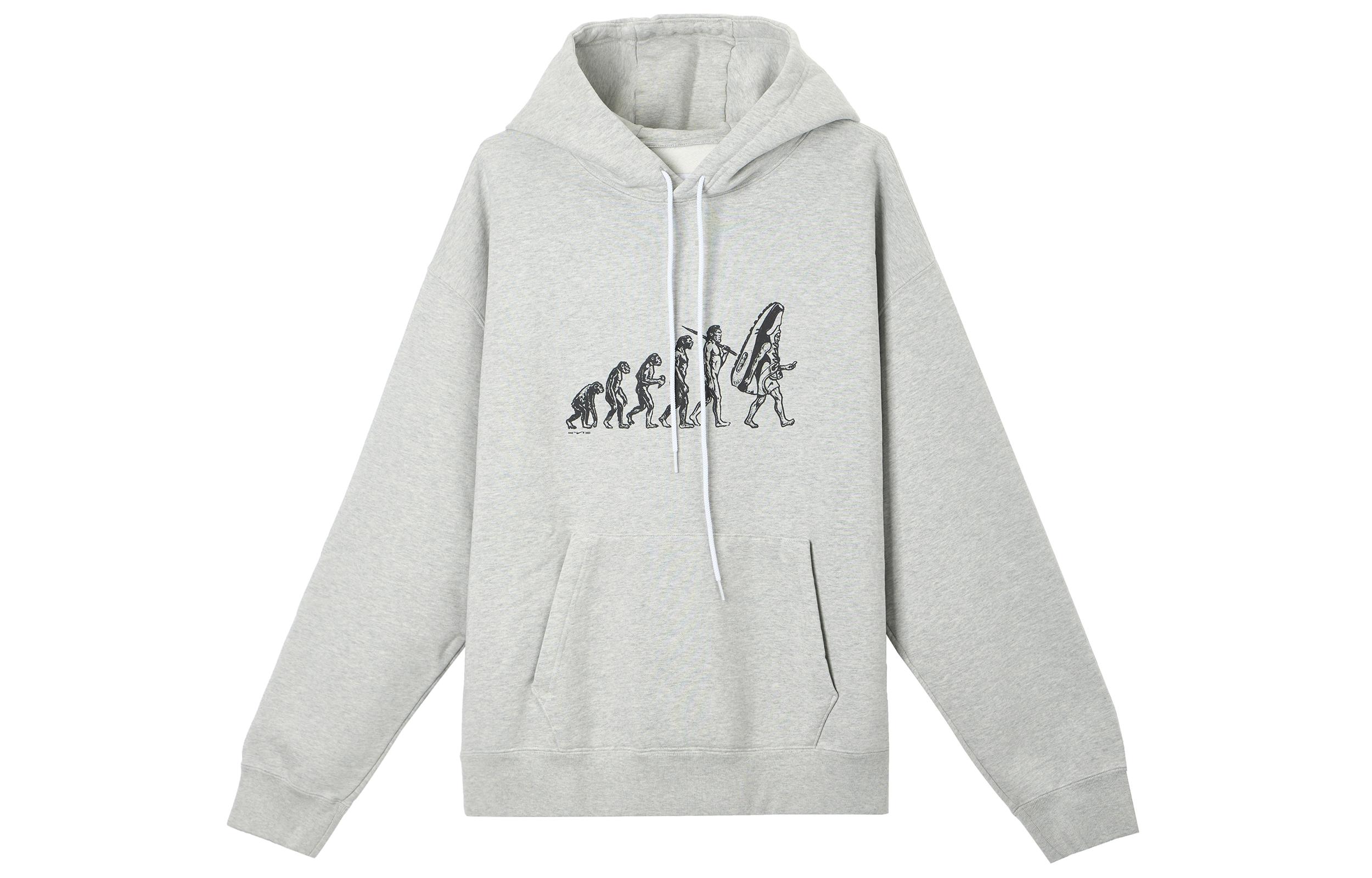 Nike Sweatshirts Men s Gray Hooded Moderate Regular FQ6898-050 M