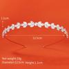 South Korea's Full Hair Accessories Temperament Simple Thin Headband Women's All-matching Fairy Pressing Crystal Zircon