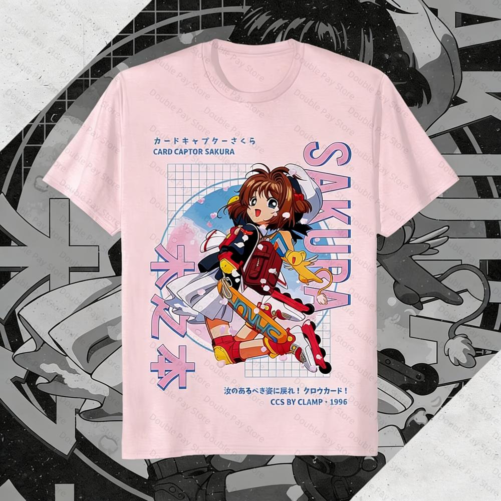 Cardcaptor Sakura Tshirt Kawaii Anime Manga Waifu KeroChan Gift Shirt Plus Size Mens Shirts Woman tshirts Tops Kids Shirts