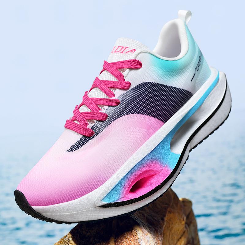 Neue Laufschuhe Herren hochwertig jugendliche Schüler dicksohlige erhöhende Sportschuhe atmungsaktive Paar-Laufschuhe