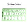 Multi-Function Drawing Template Ruler for Circles, Ellipses, Furniture, Architecture, Geometry, Mathematics, and Interior Design.
