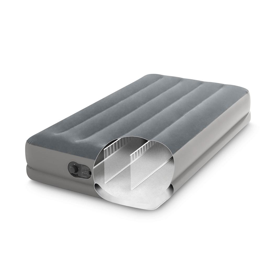 Intex 64112 Air Mattress 191X99X30Cm With Built-In Electric Pump