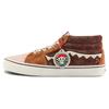 The Monsters X SK8 Mid Brown Orange