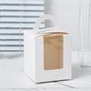 50pcs Clear Window Muffin Box With Handle Pastry Box DIY Supplies Cake Box  Wedding