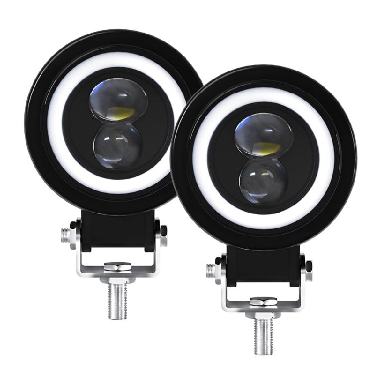 Motorcycle Headlight Bulb Waterproof Working Spot Light Driving Lamp 6000K 9-30V 1