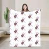 Hollow Knight Flannel Throw Blanket for Kids and Adults  Super Soft Warm Plush Bedspread Perfect Gift for Gamers Living Room or
