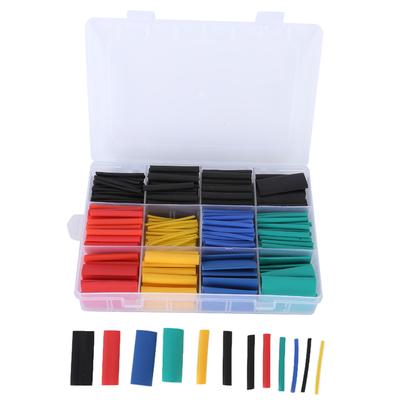 530 Pcs Heat Shrink Tubing Good Sealing Corrosion Resistance Electric Insulation Tube for Solder Joi