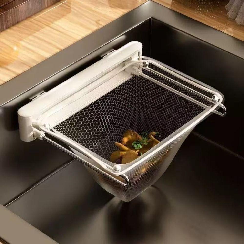 Strong Load-Bearing Kitchen Sink Filter Rack Sink Food Catcher Shelf Food Scraps Filtering