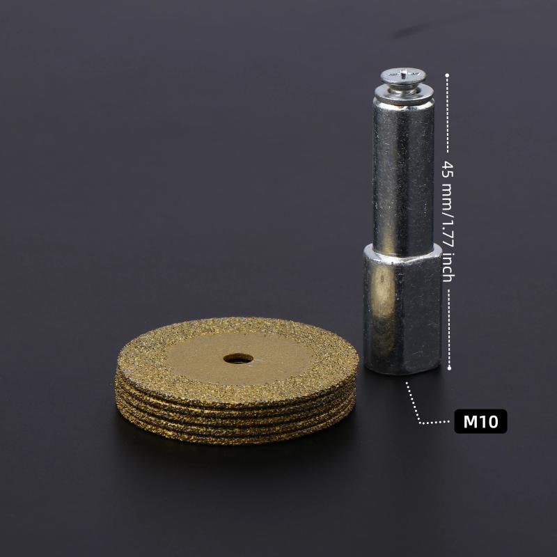 5/6Pcs 40Mm Mini Cutting Disc For Marble Andjade Cutting Accessories Diamond Grinding Wheel Circular Saw Blade