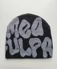Unisex Hip-Hopová Pletená Čepice s Nápisem: Stylová teplá pletená čepice Streetwear