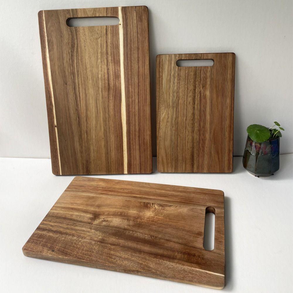 Rectangle Cutting Boards Natural Color Chopping Block Kitchen Chopping Board Outdoor Picnic