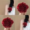 Super Fairy-like Flower Side Clip for Photo Atmosphere Girl's Hair ClipPeony Camellia Headwear