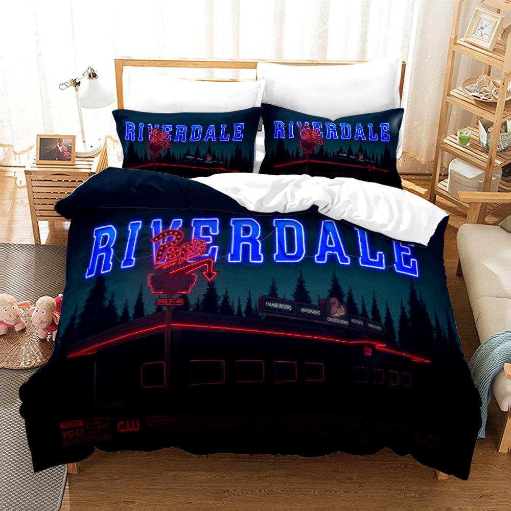 Riverdale Printed Bedding Set 3d Bedding Set Printed Duvet Cover Sets with Pillowcases Digital Printing Comforter Cover Sets