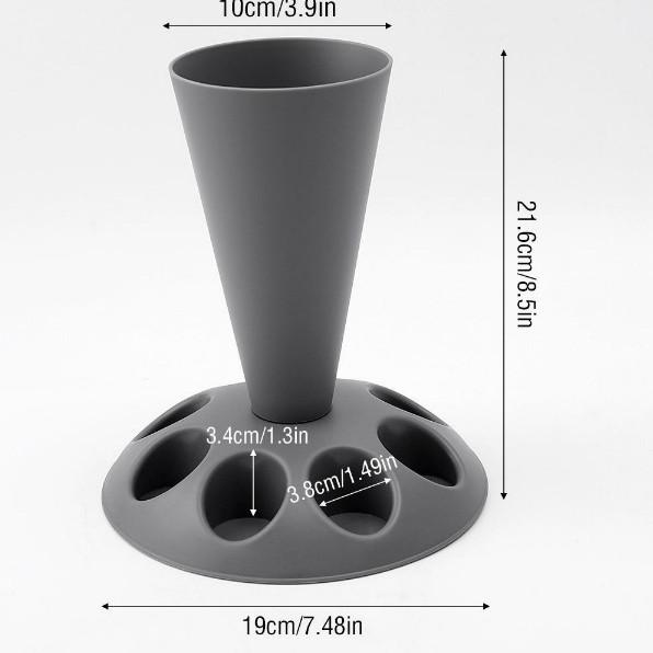 Baking Piping Nozzle Organizer Silicone Cake Decorating Tool Stand For Professional Bakers