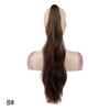 Long Water Wave Ponytail Claw Clip Hair Extensions Synthetic Wavy Ponytail Hairpiece for Women Daily Hairstyle
