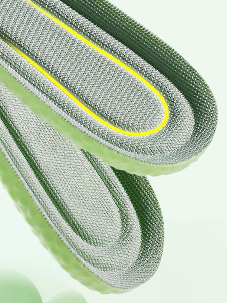 Wormwood Deodorant Insoles Soft Breathable Sport Cushioning Inserts For Men Women Boost Shoe Pads Mesh Can Cut Size Insole