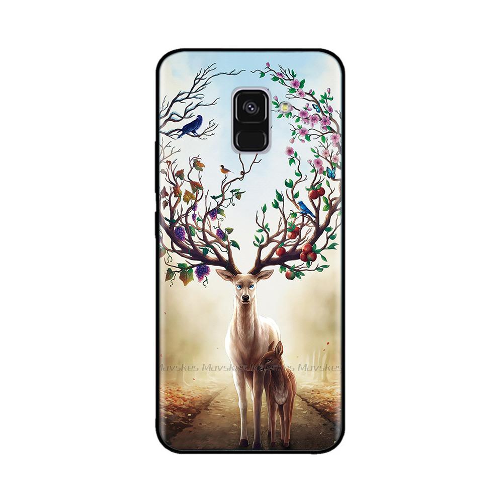 Case For Samsung Galaxy A8 2018 A530 A530F Case A8s Soft Silicone Phone Back Cover For Samsung A8 Plus 2018 A730 A730F Case Bag