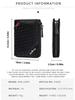 Baellerry Men's Short Zipper Wallet - Anti-Theft, Anti-Demagnetization, Credit Card & Money Clip