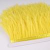 13-18CM 6M Ostrich Feather Trim Cloth Belt for Sewing DIY Feather Ribbon Fringe Wedding Dress Clothes Decoration