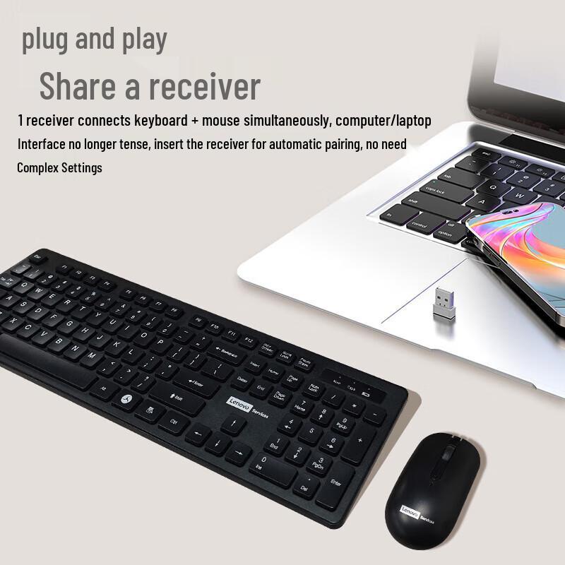 Lenovo Baiying T221 Wireless Keyboard and Mouse Combo